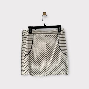 Nautical stripped skirt